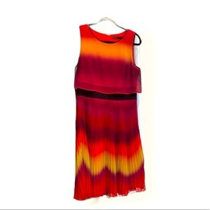 Karen Millen Red Shaded Dress (Ombré)